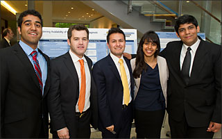 A group of student pose for a photo.