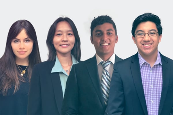 The students of team Benegraft are shown in front of a white background.