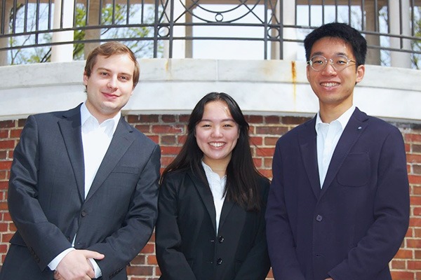 DioTex team: Eric Simon, Ellie Zhang, and Feiyang Huang