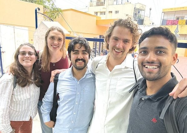 Telemedicine team (left to right): Selena Shirkin, Lindsay Lamberti, Santiago Sánchez Rentería, Mitch Lipke, and Jay Tailor